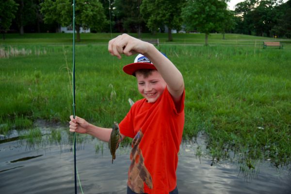 First catch on the fly